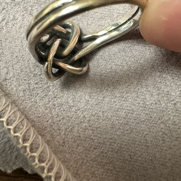 James Avery double knot heart ring - Picture 3 of 4